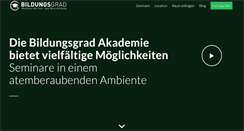 Desktop Screenshot of bildungsgrad.de