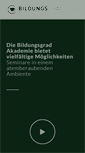 Mobile Screenshot of bildungsgrad.de