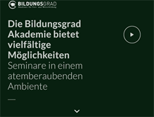 Tablet Screenshot of bildungsgrad.de